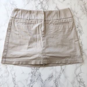 New York and company tan skort size 6